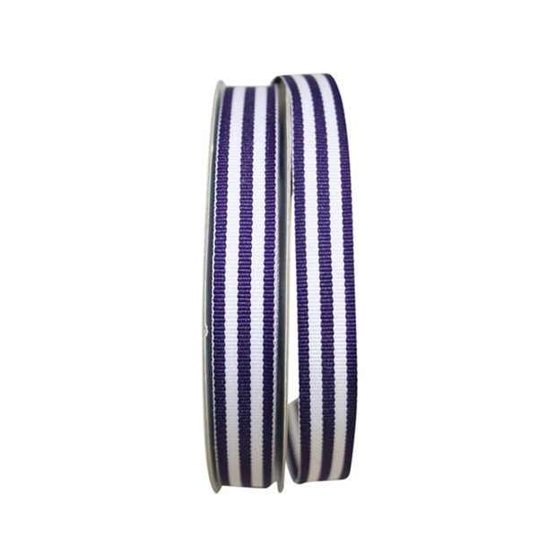 Stripes Purple Grosgrain