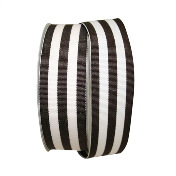 Stripes Brown Grosgrain