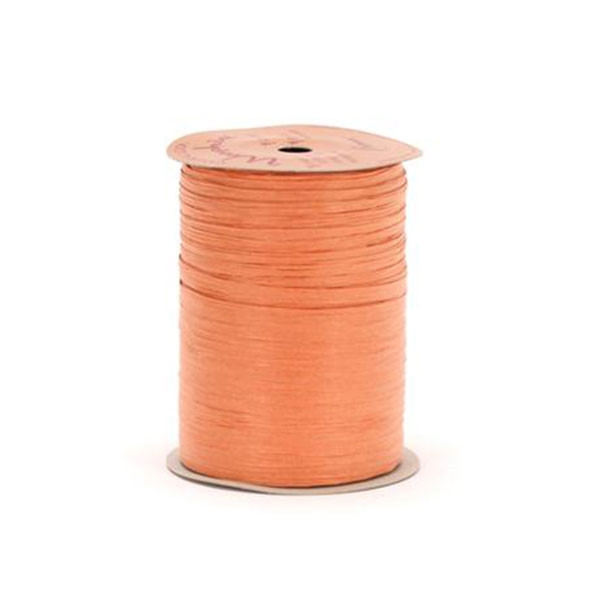 Rust Matte Paper Raffia ribbon