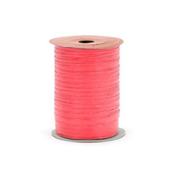 Red Paper Raffia Ribbon