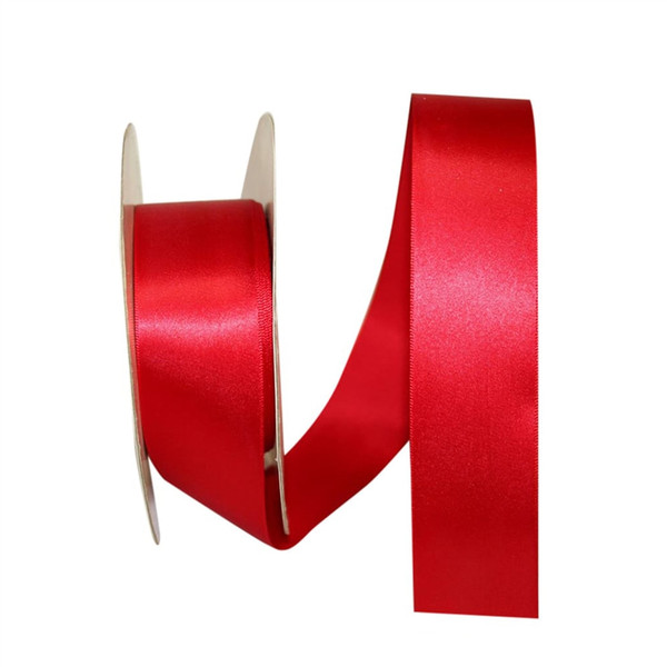 Single Face Satin Ribbon - Red