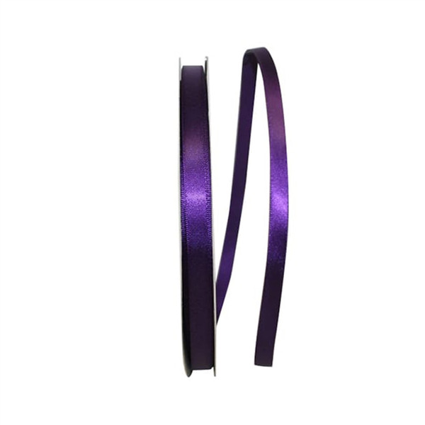 Single Face Satin Ribbon - Plum