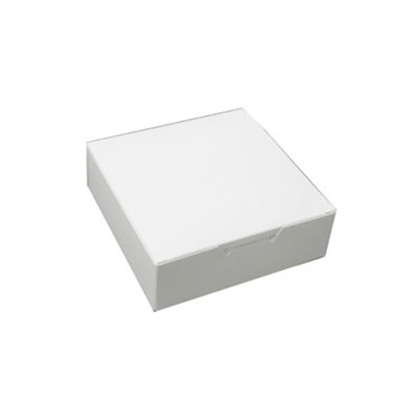 1 lb. White Square 1 Piece Boxes