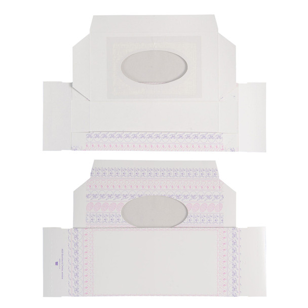 MADE IN USA - 50 Boxes 1/2 lb. Candy & Fudge Boxes Bunnies/Chicks with Oval Window