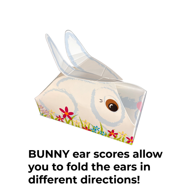 Made in & Ships from USA - 50 Boxes 1/4 lb. Bunny Buddy Easter Candy Boxes - 4-1/2" x 2-5/16" x 1-1/8"