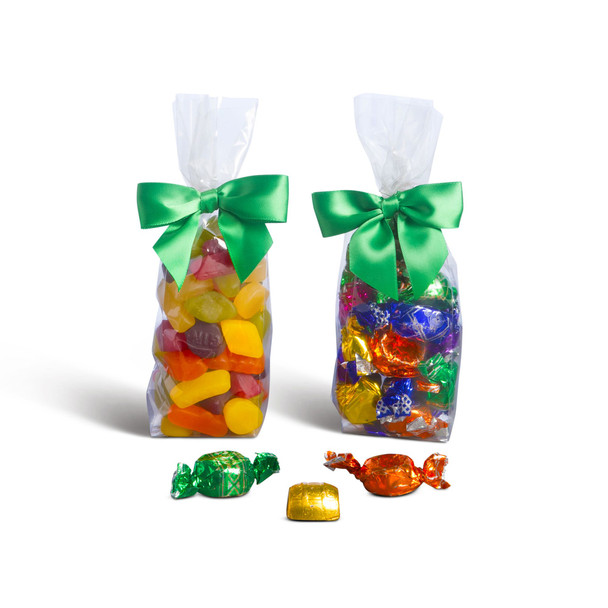 MADE IN USA - 50 Bags - 1/2 lb. Clear Soft Bottom Cello Bags - 1.7 Mil Gauge - Heat Sealable