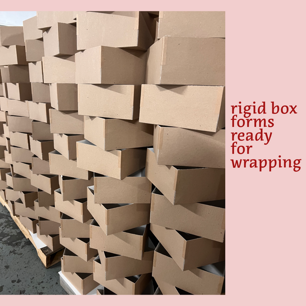 MADE IN USA - 20 Boxes - Rigid Set-Up Boxes - 9" x 9" x 4-1/2" White Gloss