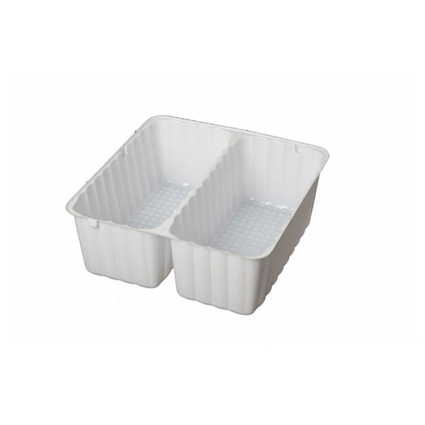 MADE IN USA - 72 Inserts - 2 Cavity Tin Insert for 2SQS Square Tins