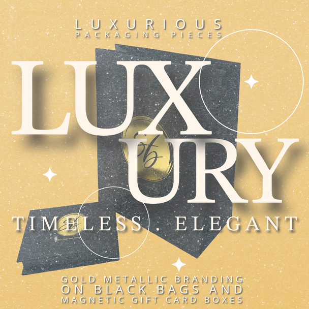 100 Boxes - Custom Branded White Magnetic Gift Card Boxes