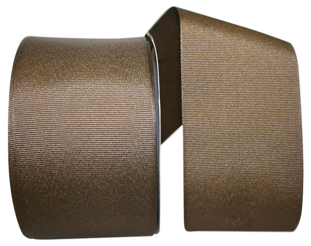 3" Grosgrain Ribbon -  Brown - 50 Yards/Roll - Ships from NY, USA