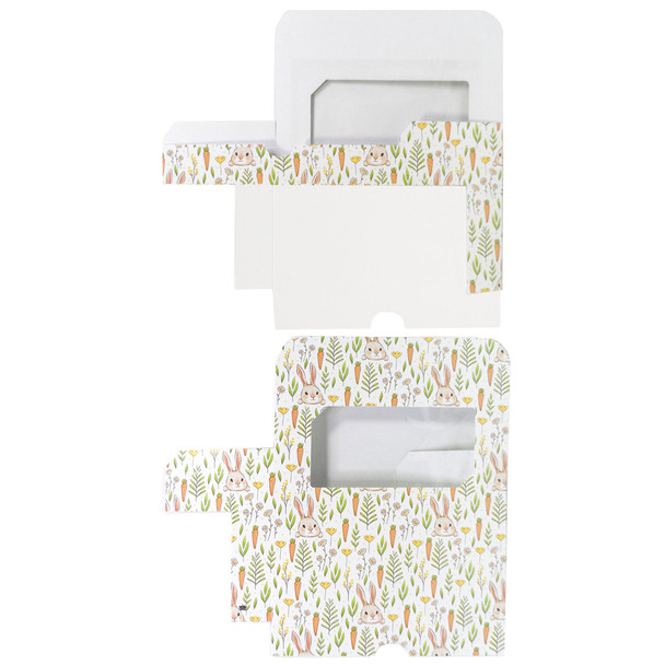 MADE IN USA - 50 Boxes - 3/4 lb.  Bunnies & Carrots Candy & Fudge Boxes