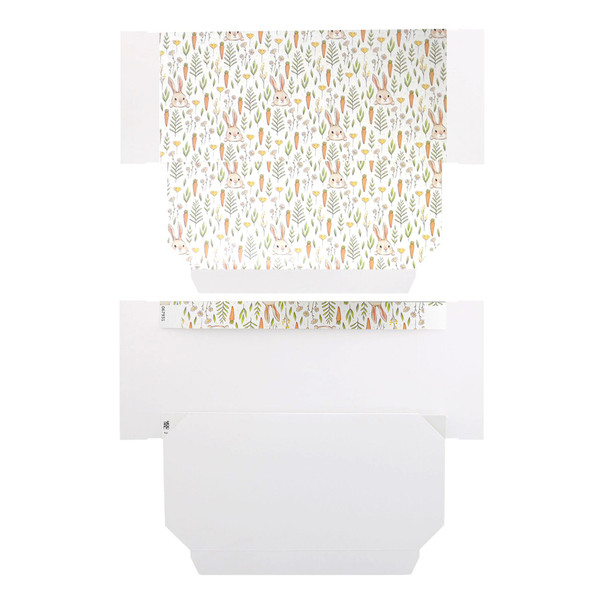 MADE IN USA - 50 Boxes - 1/2 lb. Bunnies & Carrots Candy Boxes -  7-1/2" x 4" x 1-1/8"