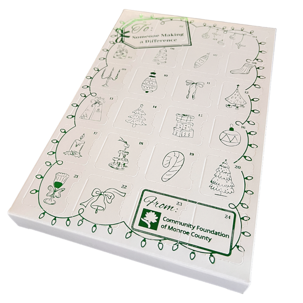 MADE IN USA - 500 Custom Printed Sets (Boxes & Trays) - Fillable (Empty) Advent Calendar Boxes - Your Custom Design