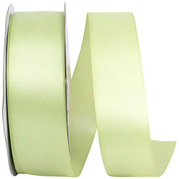 50 Yards - 1-1/2" Lime Juice - Single Face Satin Ribbon- Ships from NY, USA
