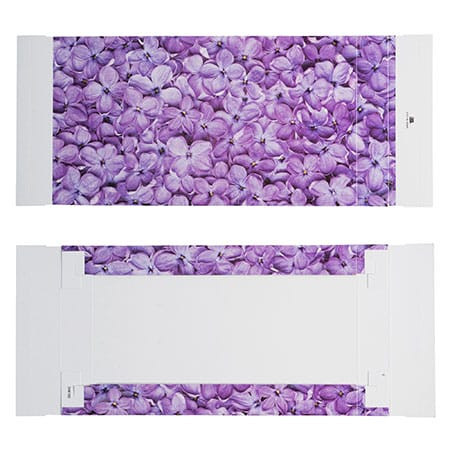 MADE IN USA - 50 Covers - 1 lb. Candy-Chocolate Box Covers - Lilacs