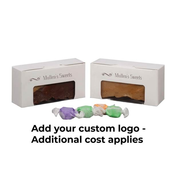 CLEARANCE -  MADE IN USA - 50 Boxes - 1 lb. Candy & Fudge Boxes - Solid White with Window
