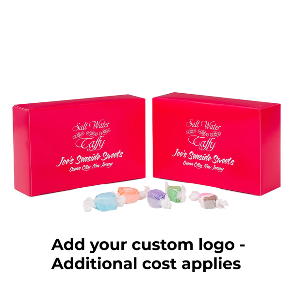 CLEARANCE - MADE IN USA - 50 Boxes - 1-1/2 lb. Candy & Fudge Boxes - Red 7" x 4-1/2" x 2"