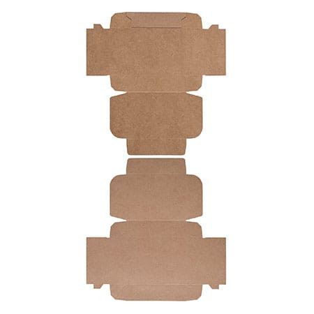 CLEARANCE - Made in & Ships from USA - 50 Boxes 1/4 lb. Kraft Candy Boxes  4-9/16" x 3-9/16" x 1-1/4"
