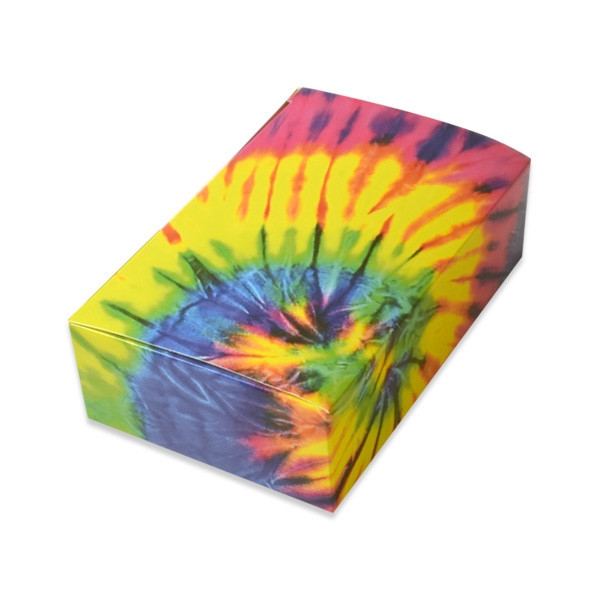 1-1/2 lb. Tie Dye Pattern Chocolate Boxes