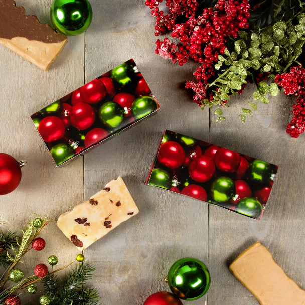 CLEARANCE -  MADE IN USA - 50 Boxes - 1 lb. Candy & Fudge Boxes - Ornaments