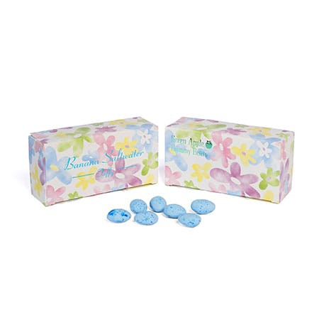 CLEARANCE - MADE IN USA - 50 Boxes 1/2 lb. Candy & Fudge Boxes - Watercolor Daisy 5-1/2" x 2-3/4" x 1-3/4"