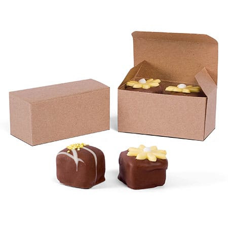 CLEARANCE - MADE IN USA - 50 Boxes - Mini Favor Boxes - Kraft Boxes