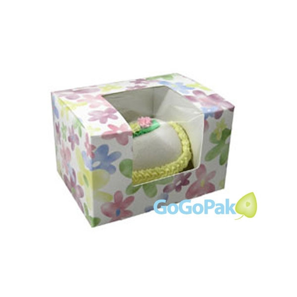 CLEARANCE - MADE IN USA - 50 Boxes - 1 lb. Watercolor Daisy - Easter Egg Boxes