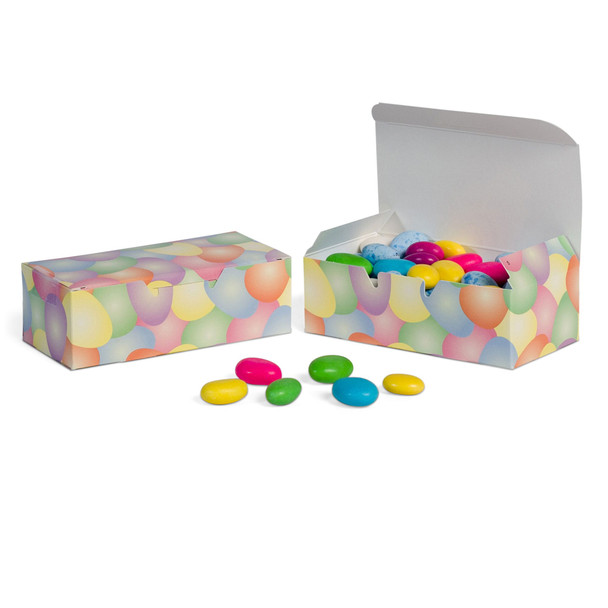 CLEARANCE - MADE IN USA - 50 Boxes 1/2 lb. Candy & Fudge Boxes - Easter Eggs  5-1/2" x 2-3/4" x 1-3/4"