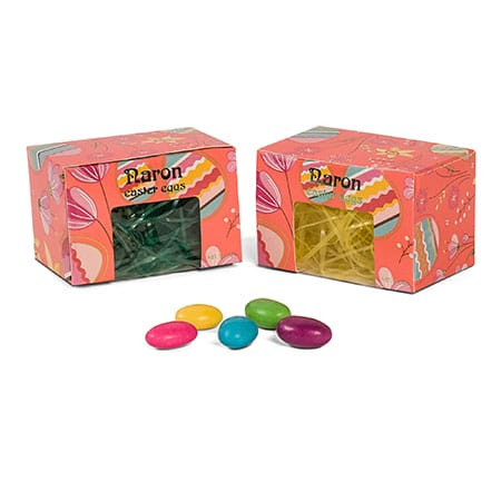CLEARANCE - MADE IN USA  - 50 Boxes - 1/4 lb. Coral Easter - Egg Boxes 3-5/8" x 2-3/8" x 2-3/8"