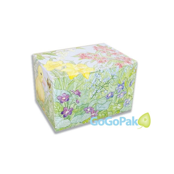CLEARANCE-MADE IN USA - 50 Boxes - 1 lb. Easter Garden (No window)- Egg Boxes