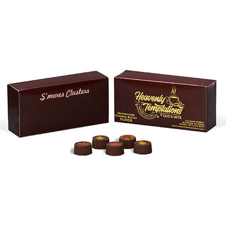 CLEARANCE - MADE IN USA - 50 Boxes - 1 lb. Candy & Fudge Boxes - Brown