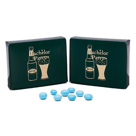 CLEARANCE - Made in & Ships from USA - 50 Boxes 1/4 lb. Forest Green Candy Boxes 4-9/16" x 3-9/16" x 1-1/4"