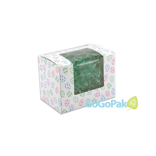 CLEARANCE-MADE IN USA - 50 Boxes - 1/2 lb. Foil Eggs - Egg Boxes