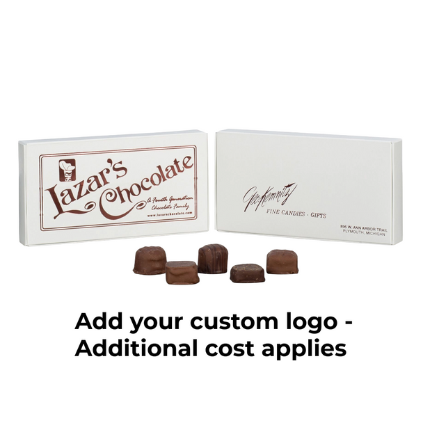 MADE IN USA - 50 Boxes 1/2 lb. White Candy Boxes  7-1/2" x 4" x 1-1/8"