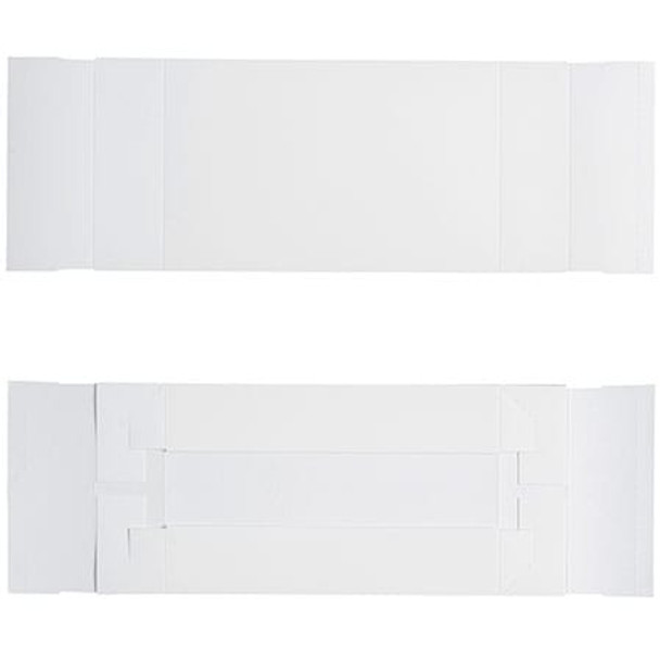 MADE IN USA - 50 2 Layer Covers - 2 lb. Candy-Chocolate Box Covers - White