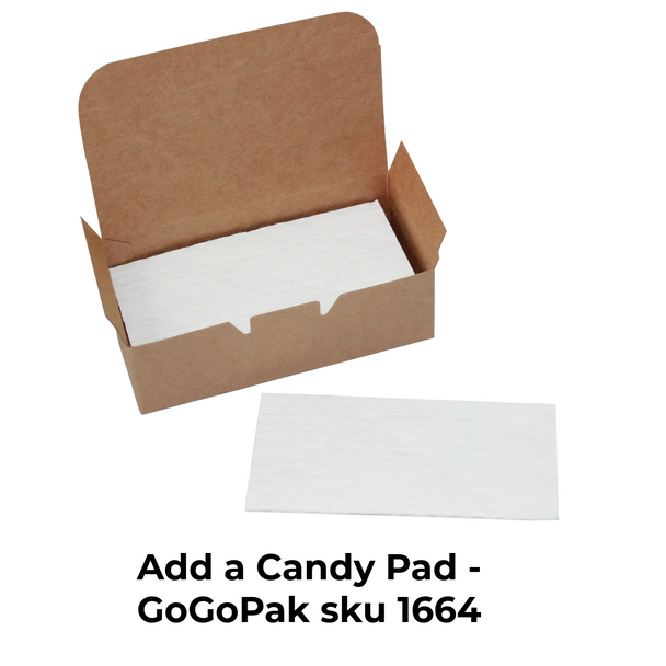 MADE IN USA - 50 Boxes 1/2 lb. Candy & Fudge Boxes - Brown 5-1/2" x 2-3/4" x 1-3/4"