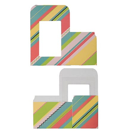 MADE IN USA - 250 Boxes - 1/2 lb. Easter Stripe - Egg Boxes - 4-5/8" x 3-1/8" x 3-1/8"