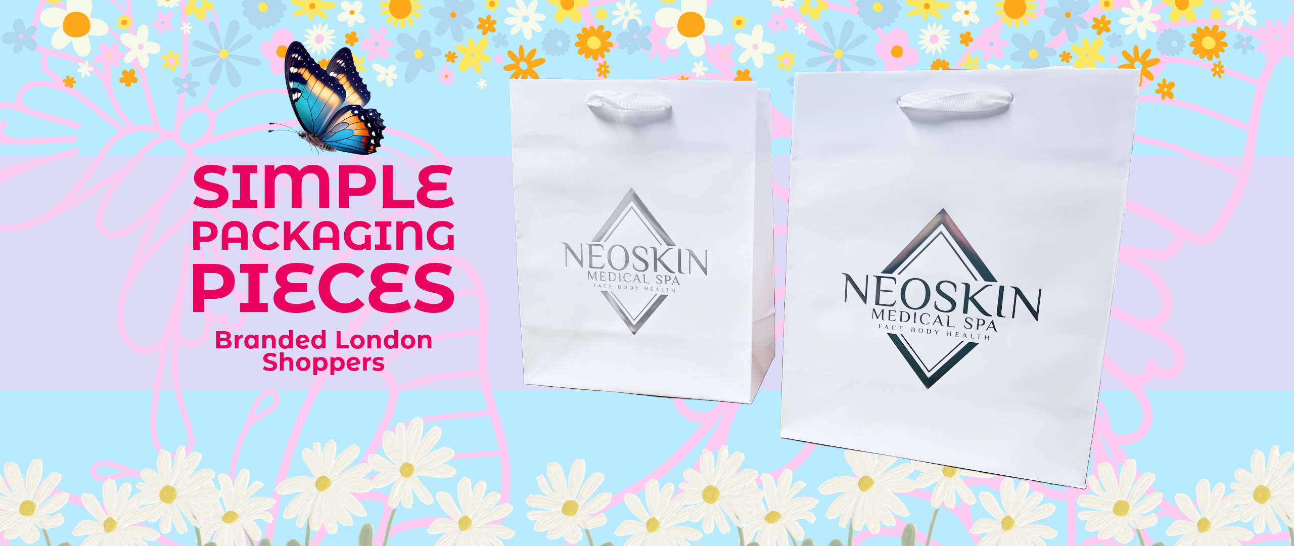 Custom printed euro paper bags