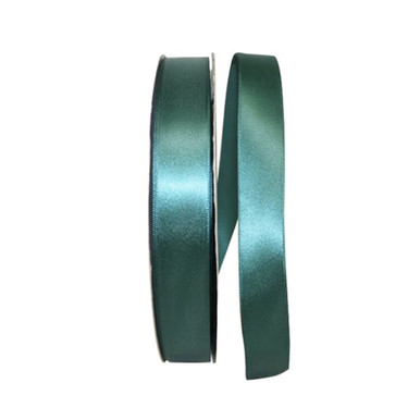 Hunter Strong Ribbon Single Face Satin Ribbon - Hunter 7/8