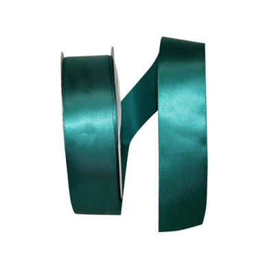 Hunter Strong Ribbon Single Face Satin Ribbon - Hunter 1-1/2