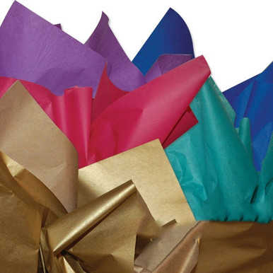 Color Tissue Paper Mix - Pastel Color Assortment - 576 Sheets/Ream