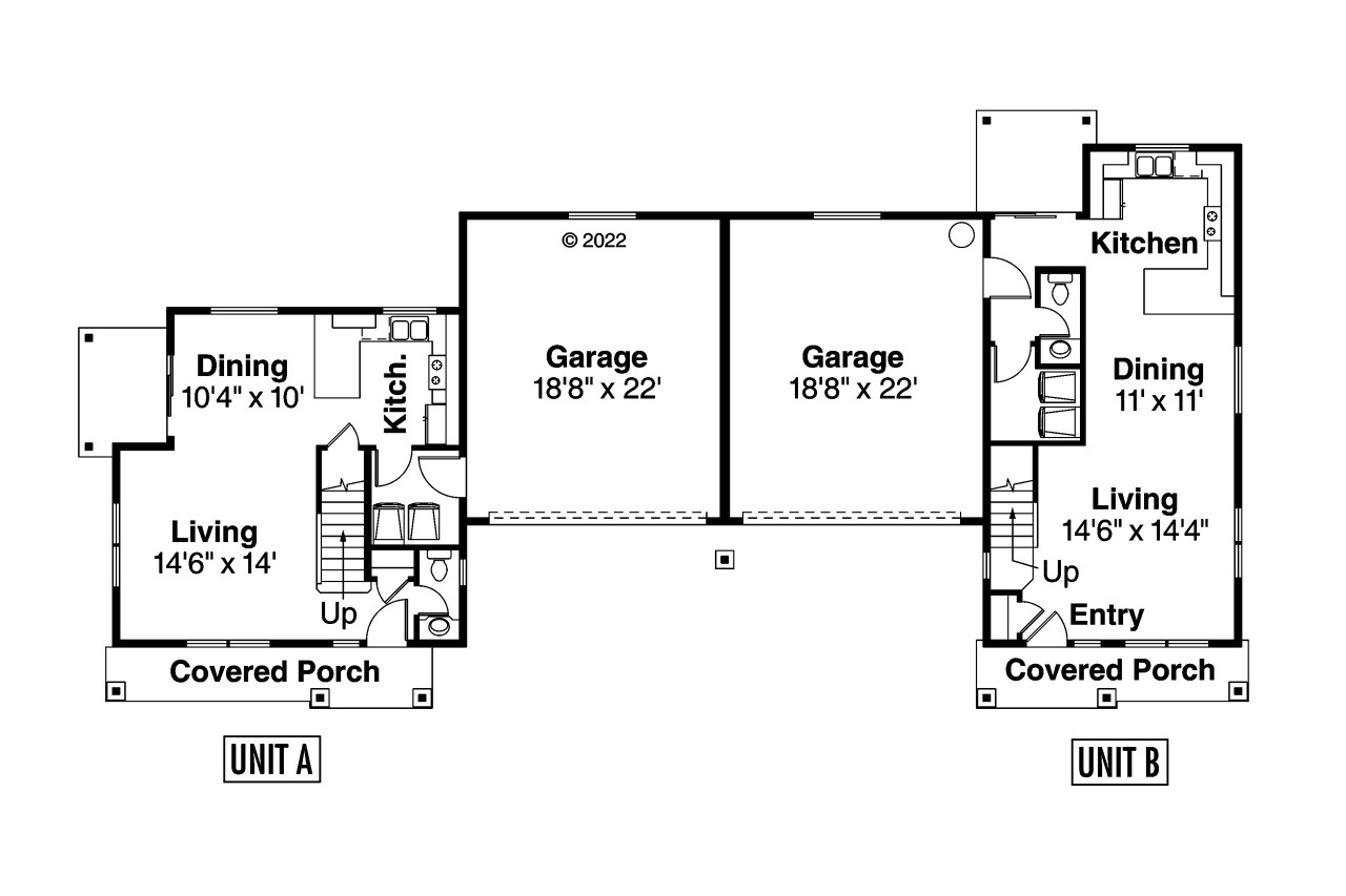 Country House Plan - Warrendale 10028 - 1st Floor Plan