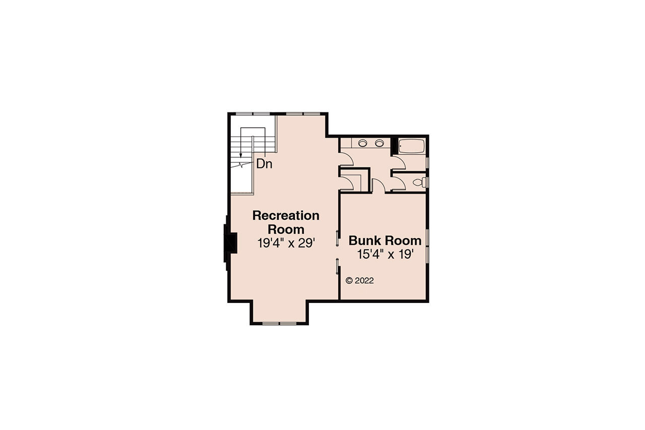 Lodge Style House Plan - Wind River 11022 - 2nd Floor Plan