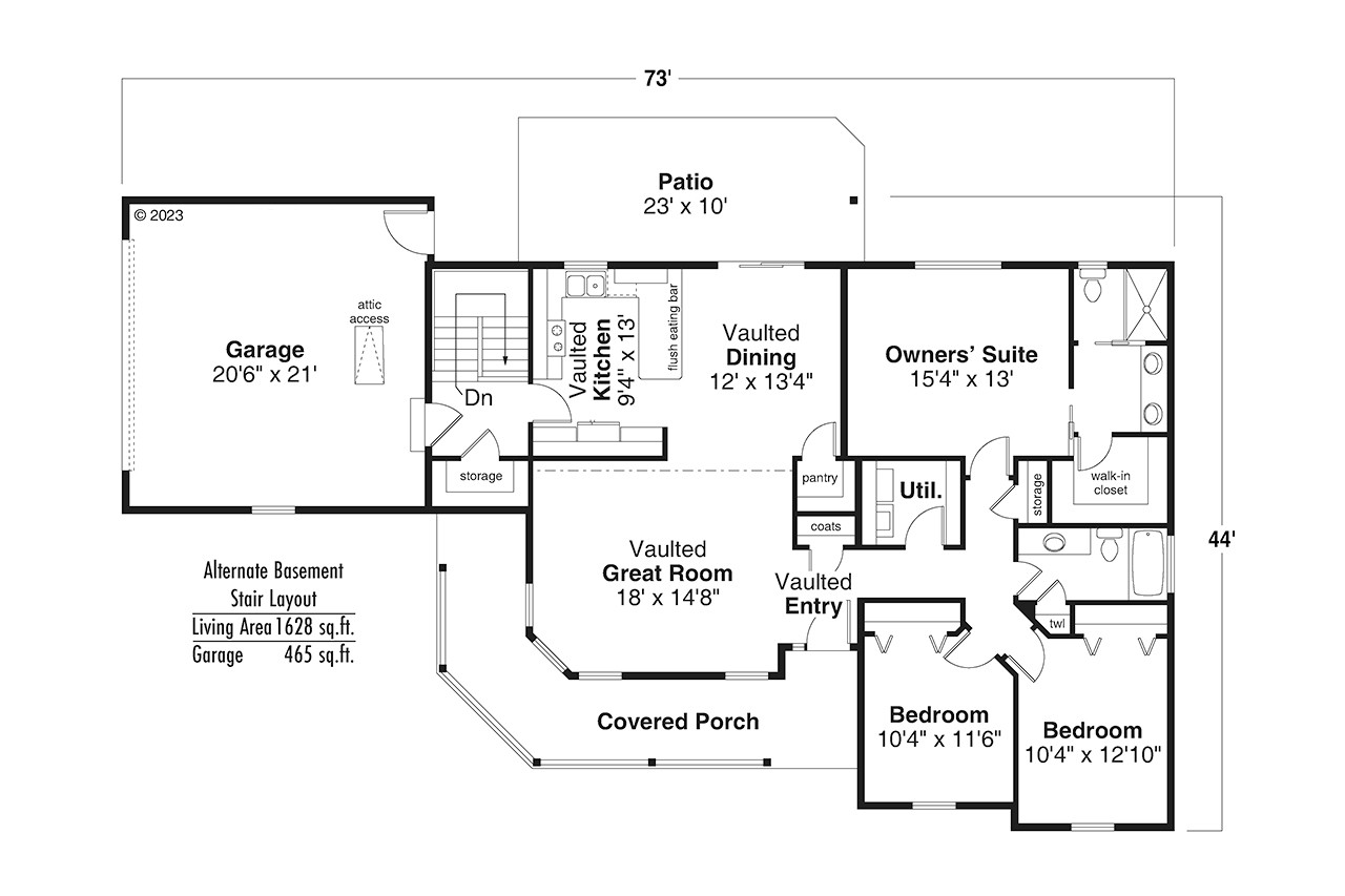 Alternate Basement Floor Plan Layout - Other Floor Plan