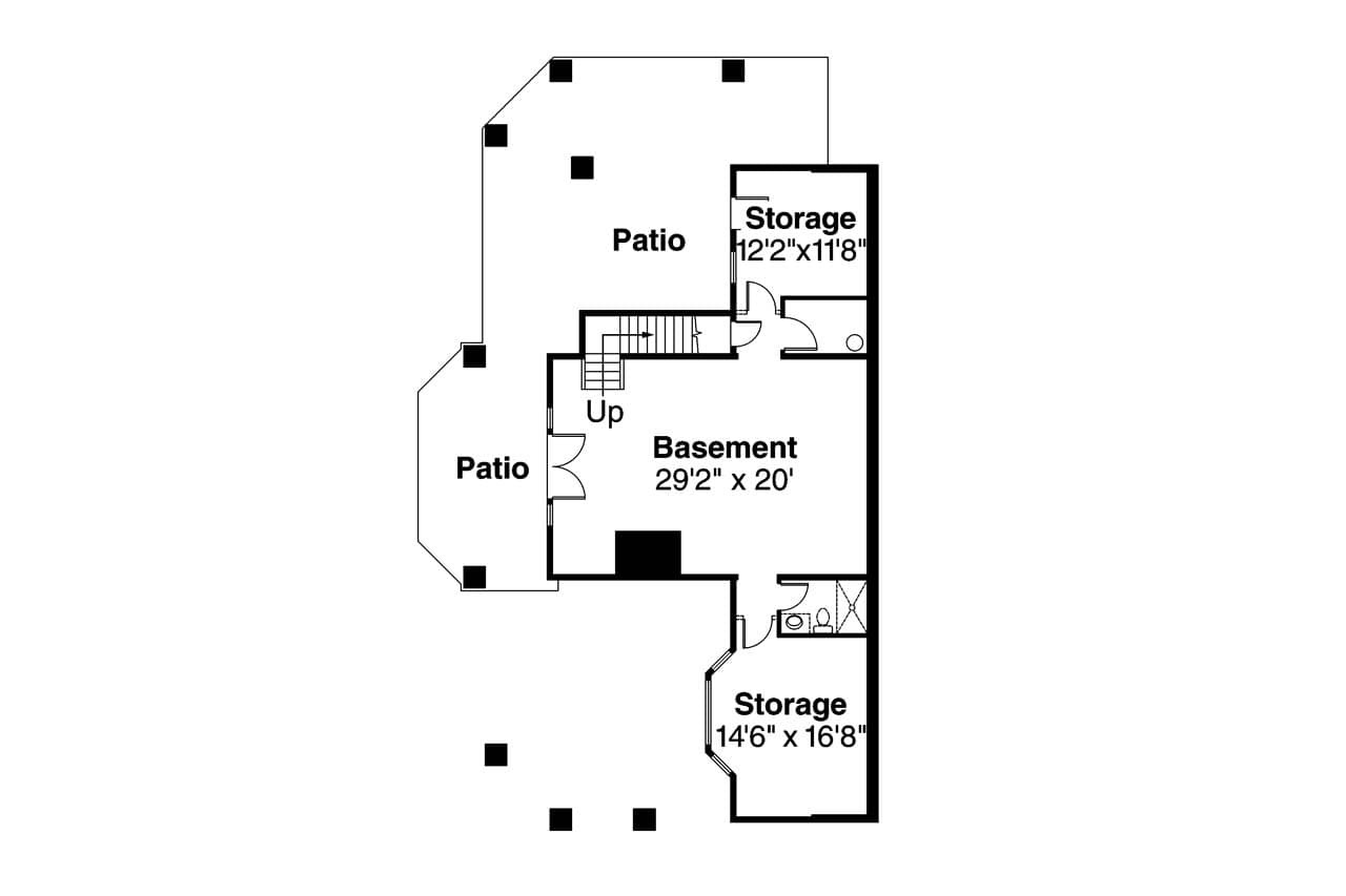 Craftsman House Plan - Colorado 11173 - Basement Floor Plan