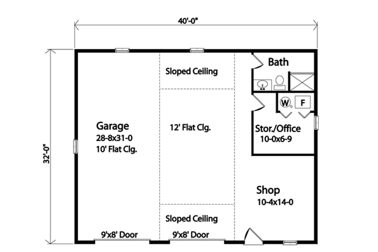 Traditional House Plan - 11248 - 1st Floor Plan