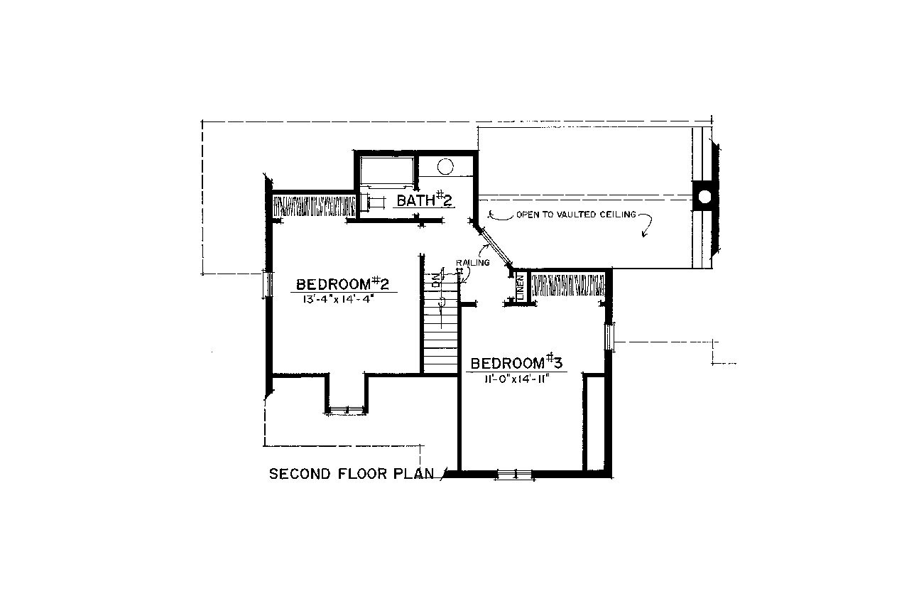 Secondary Image - European House Plan - 12575 - 2nd Floor Plan