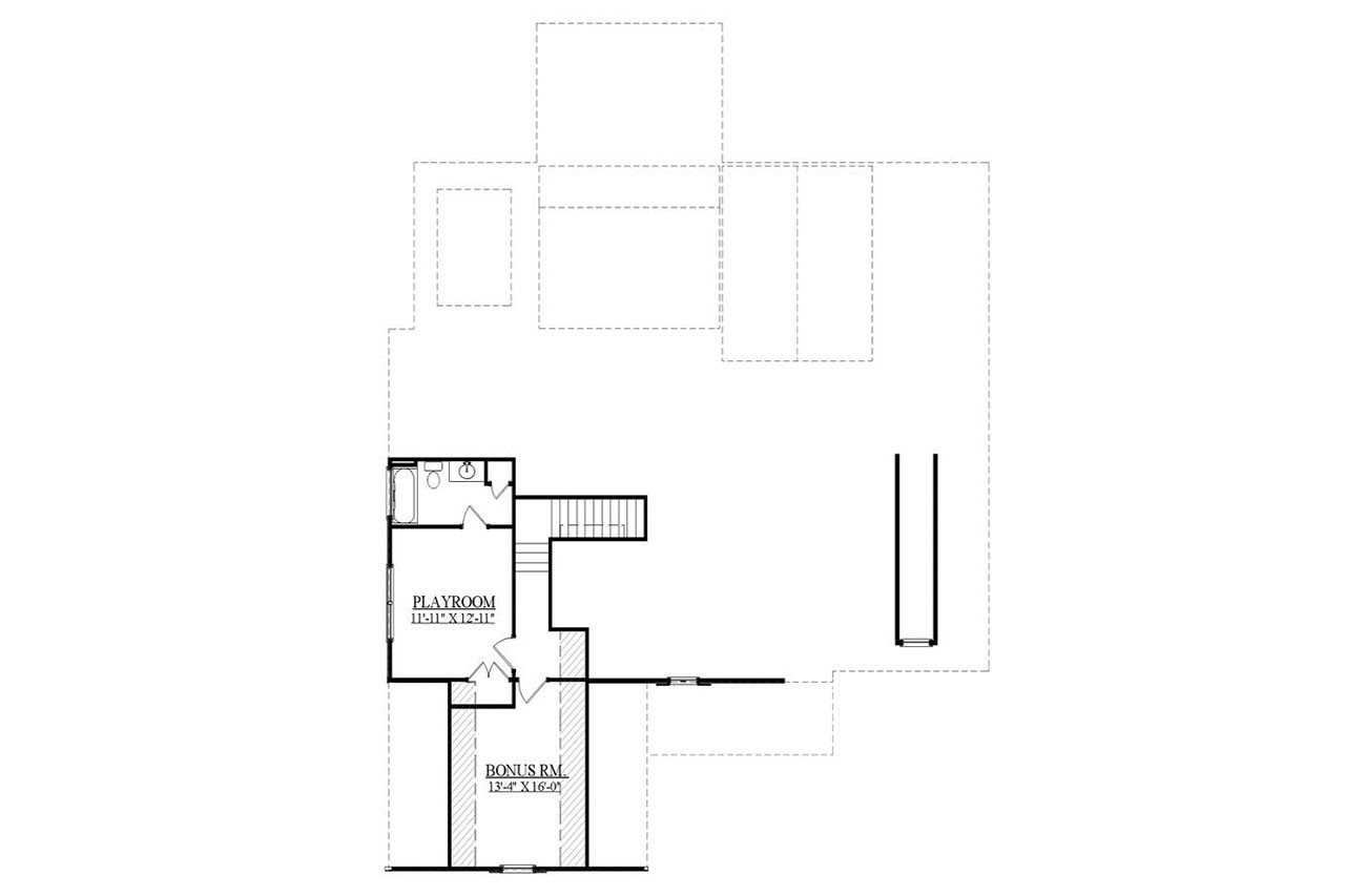 Secondary Image - Ranch House Plan - Slate 12991 - 2nd Floor Plan