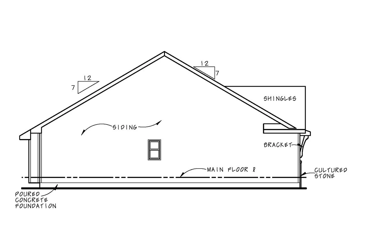 The Teglia side elevation