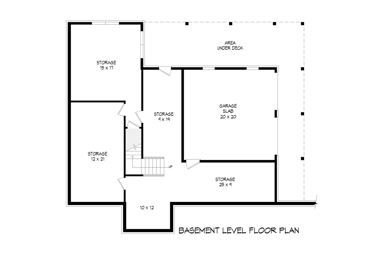 Country House Plan - Flowery Branch 14349 - Basement Floor Plan
